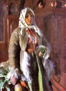 Anders Zorn Portrait of Mona oil painting reproduction